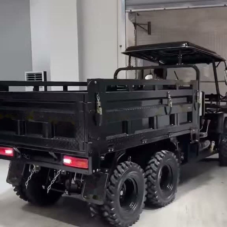 Мини-самосвал 6×6 с гидрокузовом